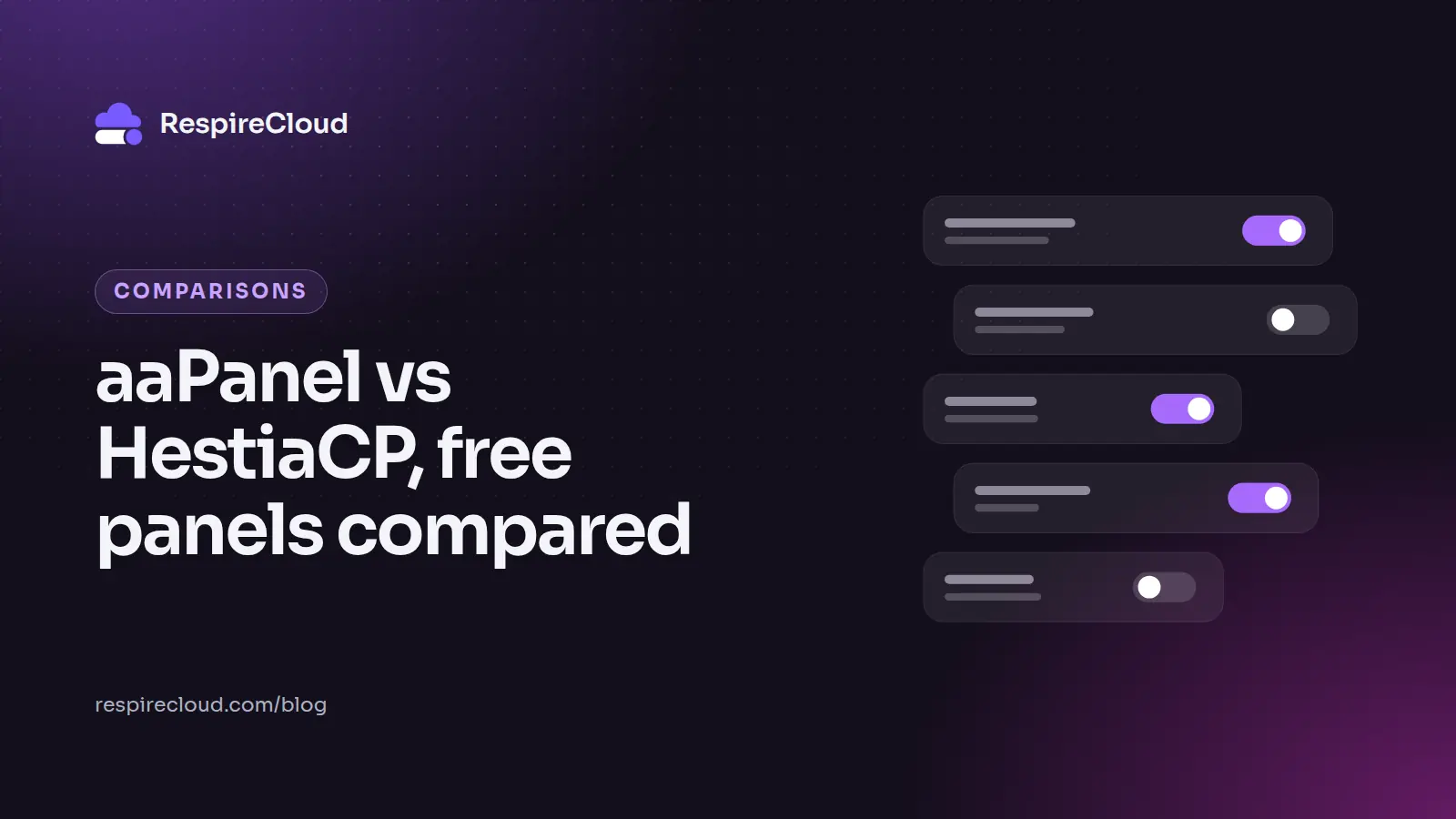 aaPanel vs HestiaCP, free panels compared