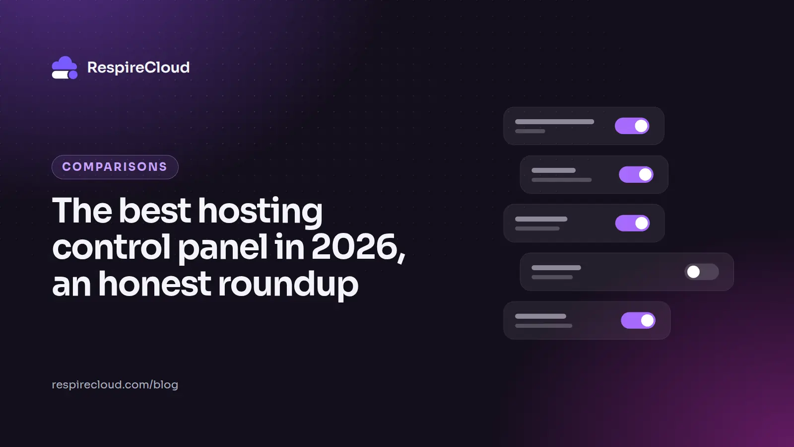 The best hosting control panel in 2026, an honest roundup